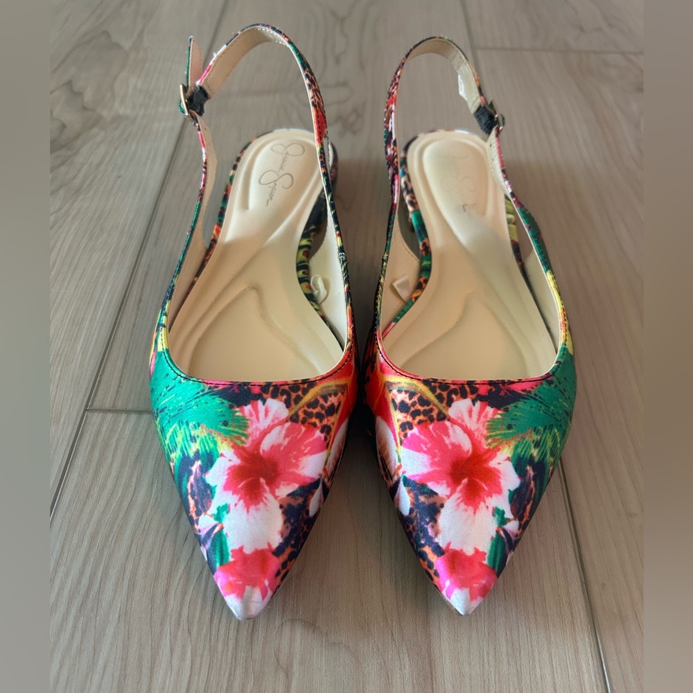 Jessica Simpson Slingback Flats - Multicolor